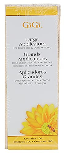 GiGi Grandes spatules à cire en bois (Pack de 100)