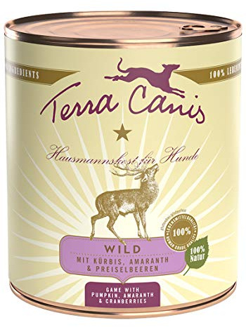 Terra Canis Classic Wild mit Kürbis, Preiselbeeren und Vollkornnudeln, (1 x 800 g)