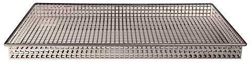 Pentole Agnelli COIX182P-1/1 Teglia Gastronorm 1/1 per Frittura, Alluminio, Argento, 53.5 x 32.5 x 4 cm