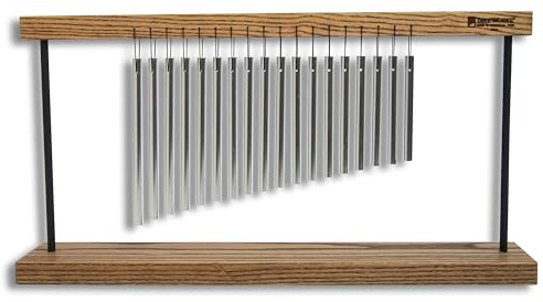 TreeWorks Chimes Medium Top Bar Chime â€” MADE IN U.S.A. â€” For Percussion Tables, Desks, Classroom Music, Meditation or Yoga, Includes Tennessee Hardwood Stand, inch (TRE9t)