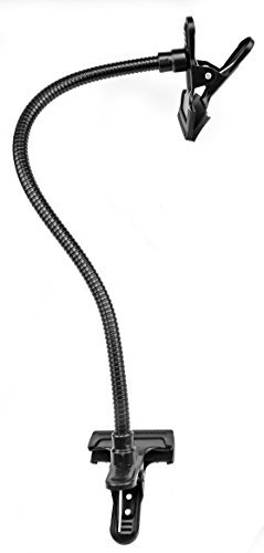 Bresser Bras Flexible 64 cm avec Pinces à Ressort pour Micro Pied Lampe Support Accessoires Studio Camping