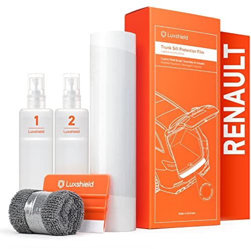Luxshield Ladekantenschutz Folie für Renault Grand Scénic 4 (IV) R9 I 2016-2025 - Stoßstangenschutz, Kratzschutz, Lackschutzfolie - Transparent