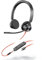 Plantronics Blackwire C3325 - Cuffie stereo con connettore USB-A e braccio flessibile, colore: Nero