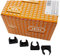OBO Bettermann M20 - 100 morsetti rapidi, fascette stringitubo, montabili, colore nero intenso, 20 mm, 100 pezzi