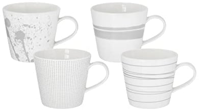 Royal Doulton Pacific Stone Set of 4 Mugs, 13.5oz, Multi-Colour