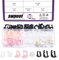 Swpeet Assortiment de 80 clips de fixation de tuyau de carburant de 3/8, 5/16, 8 styles, parfait de remplacement compatible avec les conduites de carburant Ford de 9,5 mm