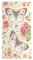 YOUJUNER Damen Seidentücher Vintage Schmetterling Blumenmuster Seide Schal Halstuch Lang Halstuch Halstücher Seidenschal