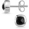 Materia Ohrstecker Silber 925 mit Onyx Edelstein für Frauen SO-340-Onyx
