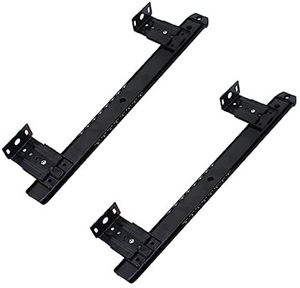 DOITOOL Practical Keyboard Slide Rails Desk Drawer Track Steel Rails Easy to Fit Quiet