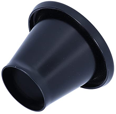 Turbo Horn, YosooAuto Modifikation Hals Aluminium Bellmouth Velocity Stack Adapter Turbo Air Intake Turbo Horn Stack Adapte Short Kaltlufteinlass Turbo Horn1.9in (BLACK)