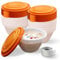 Melvoker 24Piece Round Food Containers - 1000ml (32oz) with Lids for Meal Prep - Microwave & Freezer Safe, BPA Free