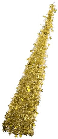 MAGICLULU Árbol Navidad Desplegable 120 Cm Decoración Navideña De Pet Telescópico y Plegable
