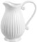 HOLIDYOYO Vaso da cucina in ceramica bianca rustica in porcellana francese di campagna brocca per acqua vaso, contenitore per mazzi di fiori, composizioni floreali secche per