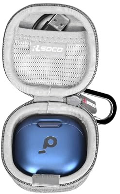 RLSOCO Carrying Case for Anker soundcore Liberty 4 NC Earbuds (Grey)