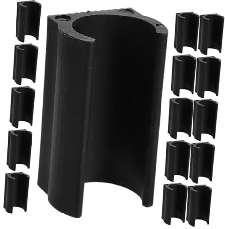 BESPORTBLE 1 Satz Antirutschmatte Für Trampolin Fußschutz Für Stühle U-förmige Rohrklemmen Bodenschutz Unterlage Anti-rutsch-pad Für Hocker Für Poolabdeckung Barhocker Pp Black 20st