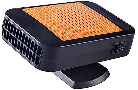 iplusmile 1stück Auto Heizlüfter Mit Defroster Tragbare Windschutzscheibenheizung Für Schnelles Abtauen Und Entnebeln Für Pkw Und Lkw Kompakt Energieeffizient