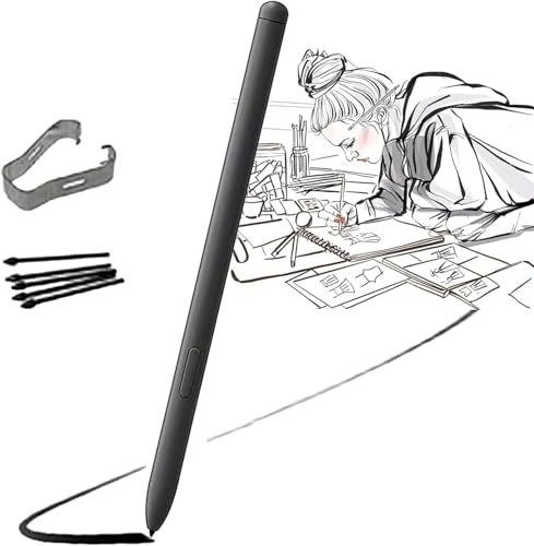 Peixiong Galaxy Tab S6 Lite S Pen Ricambio per Samsung Galaxy Tab S6 Lite (EJ-PP610) Stylus Touch Penna Con Punte/Pennini,Grigio