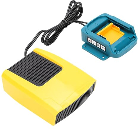 Generic Mini-Heizung, 2 Heizstufen, Leiser Betrieb, 60-Grad-Drehwinkel, Kabellose Heizung mit 2 USB-Ausgangsanschlüssen, Kompakte Tragbare Batteriebetriebene Heizungen für Büro,