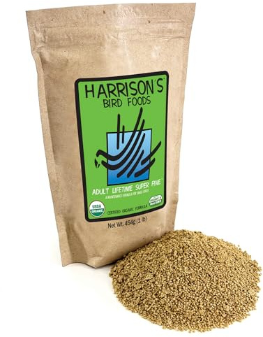 Harrison's Bird Foods Adult Lifetime, Certified Organic Diet 1lb
