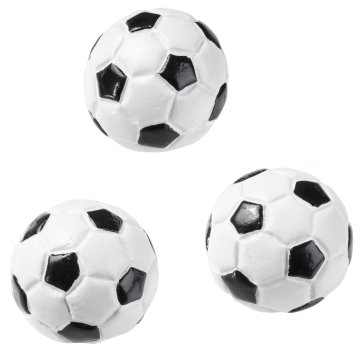 CREApop® Fussball 2 cm halb, Btl. à 3 St.