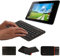 TECHGEAR [Active Strike (S) Slim Line Bluetooth Wireless UK Qwerty Keyboard With Carry Case Cover for Acer Iconia Tab 8, Iconia One 8 inch Tablets - Black
