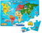 Melissa & Doug Fussboden Puzzle Weltkarte, Spiele, Problemlösung, Puzzle für Kinder, Lernspielzeug, Motorische Fähigkeiten, Kognitive Fähigkeiten, 6+, Geschenk für Jungen oder Mädchen
