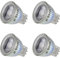 SEBSON LED Lampe GU4/ MR11 warmweiß 3W, ersetzt 20W Glühlampe, 220 Lumen, LED Spotlight 36°, 12V DC, ø35x40mm, 4er Pack