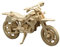 Pebaro 850/6 Holzbausatz Cross-Motorrad, 3D Puzzle, Modellbausatz, Basteln mit Holz, Holzpuzzle, vorgestanzte Holzplatte, inkl. Schmirgelpapier, ausbrechen, zusammenstecken, fertig, Geschenkidee