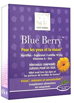 New Nordic Blue Berry 60 Comprimés