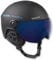 Black Crevice Skihelm mit Visier, Gstaad, BCR143921, schwarz/blau, Gr. M/L
