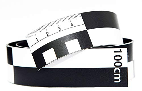 1 Maßstab Magnetfolie 100 cm Fotomaßstab Lineal Maßband