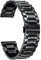 BINLUN Stainless Steel Watch Bands 12mm-24mm Replacement Smart Watch Straps with Straight&Curved Ends Universal fit for Samsung Galaxy Watch 6/5/4/3,Fit for Garmin Watch(Black,22mm)
