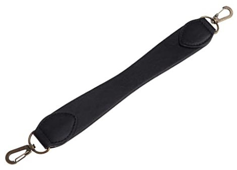 Fenteer PU- Trageriemen Tragegurt Taschengriff Handtasche Riemen Ersatz Geldbörse Griff Halter, schwarz