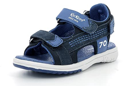 Kickers Garçons Plane Sandales Bout Ouvert, Bleu (Marine Bleu 103), 31 EU