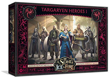 Cool Mini Or Not A Song Of Ice & Fire: Targaryen Heroes 1 Miniatures Game Expansion Ages 14+ 2 Players 45-60 Minutes Playing Time