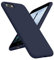 OTOFLY Compatible with iPhone SE Case,iPhone 8 Case,Ultra Slim Fit Phone Cases Liquid Silicone Cover with Full Body Soft Bumper Protection Anti-Scratch Shockproof Case 4.7(Midnight Blue)