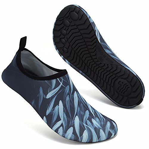 Mabove Swim Water Shoes Socks Barefoot Protecting for Sea Beach Swimming Pool Mens Women(Fish Group,7.5/8.5 UK,42/43 EU)