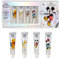 MAD Beauty - Set de Bálsamos Labiales Disney 100 | Hidratación Brillante | Fragancias Vainilla, Manzana, Coco y Fresa | Personajes Winnie the Pooh, Campanilla, Mickey y Minnie, Plata