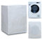 Moorg Housse de machine à laver et couvre-sèche-linge pour intérieur, housse imperméable avec fermeture à glissière, housse anti-poussière, housse de machine à laver pour intérieur 60 x 60 x 80 cm