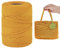 LEREATI Makramee Garn 3mm Khaki Senf 90m Polyester Garn Wohnung Häkelgarn Polyestergarn Geflochten Polypropylen-Kordel für Tasche, Hut, Platzteller, Umhängetasche, Handtasche, Handwerk