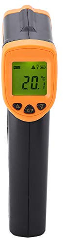 AR320 Digital Infrared Thermometer with LCD Display, Non-, Assisted, 32℃~380℃