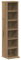 vidaXL CD-Regal Artisan-Eiche 21x20x88 cm Holzwerkstoff, CD-Schrank, CD-Ablage, Standregal, Regalschrank, CD-Lagerregal, Regal, Lagerregal