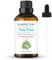 MAJESTIC PURE Tea Tree Essential Oil with Glass Dropper | 100% Pure and Natural Tea Tree Oil | Premium Grade Essential Oils for Diffusers, Skin, Aromatherapy, Massage | 10 ml