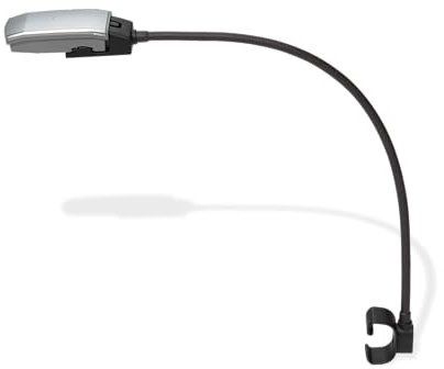 Weber Works Flexible Lampe, passend für alle Slate und Spirit (2025) Modelle, helles LED-Licht mit flexiblem Arm - Schwarz - Silber (3400518)