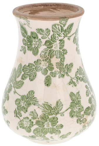 Shudehill Giftware Ceramic Clematis Garden Planter and Vases in Bouquet, Jug, Traditional and More! (Bouquet Vase)
