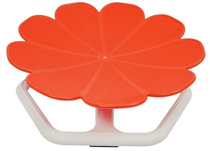 QTREIDG Chaise pivotante pour enfants, chaise d'équilibre rouge, jouet sensoriel pivotant à 360°, stable jusqu'à 150 kg, entraînement de motricité
