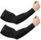 KMMIN Manicotto Braccio UV UPF 50 Protezione Maniche di Ghiaccio Raffreddamento moderato Sport all'aperto Guidare Guanti protettivi Coprire Il Tatuaggio