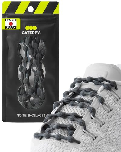 Caterpy RUN Lacet Élastique Sans Nœud Adulte et Enfant Toutes Chaussures | Lacets Confortables, Sport, Course, Pratiques, Durables, Sans Nœud