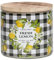 Candela al limone, candela profumata al limone fresco, grande candela a 3 stoppini, 396,9 g