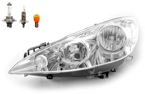 Johns, Scheinwerfer Halogen HSW passend für Peugeot 308 09/07-04/11 Links Leuchtmittel